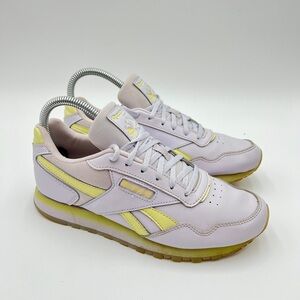 Reebok Classic Harman Run Sneaker Purple/Yellow Size 7 Womens